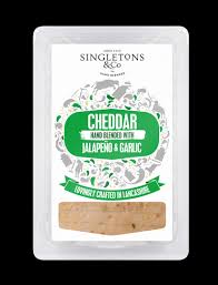 Singleton Cheddar With Jalapeno And Garlic 150GR