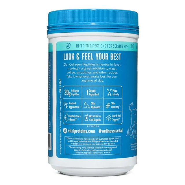 Vital Proteins Collagen Peptides Supplement Powder, Unflavored