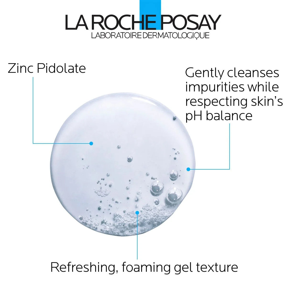 La Roche-Posay Effaclar Gel Facial Wash for Oil Skin, 13.52 fl oz