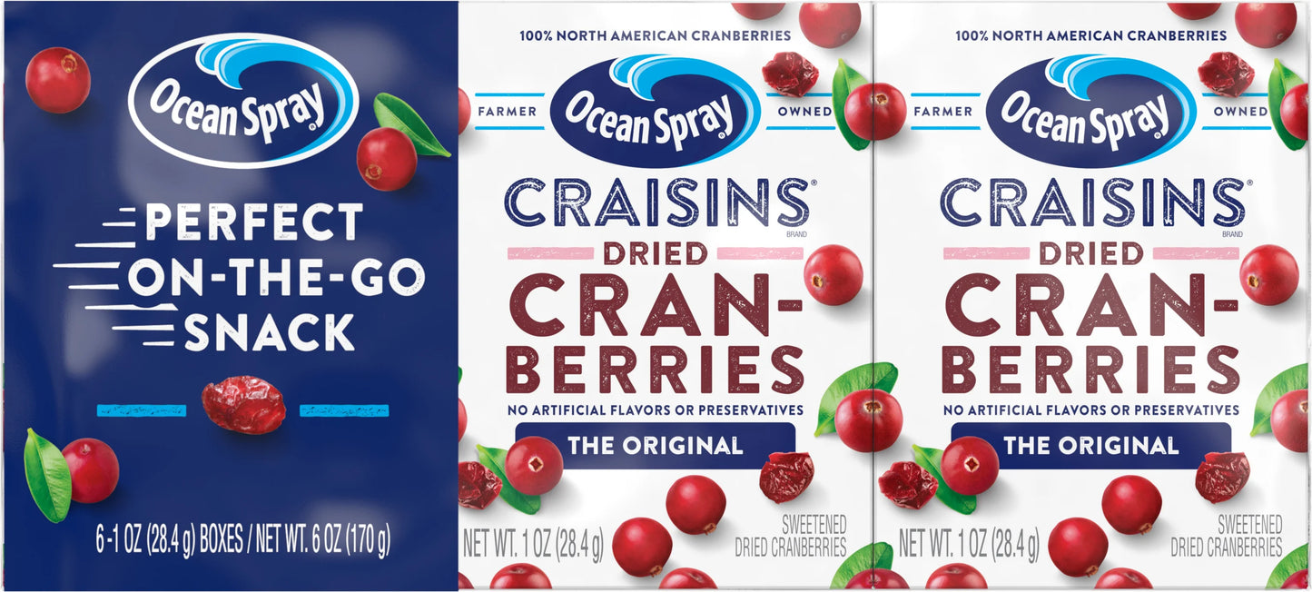The original. The legend. Ocean Spray® Craisins® Original Dried Cranberries.