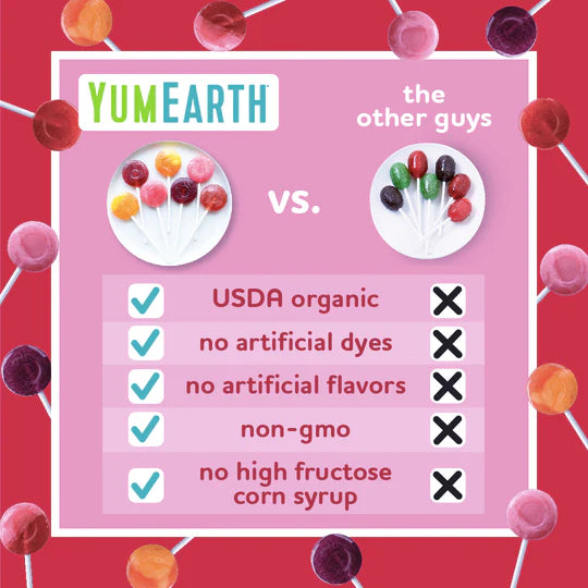 YUMEARTH ORGANIC LOLLIPOPS