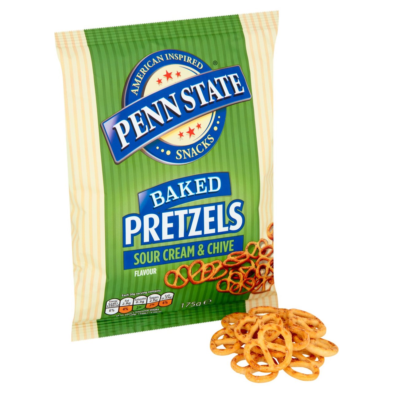 Penn State Sour Cream & Chive Sharing Pretzels 175g