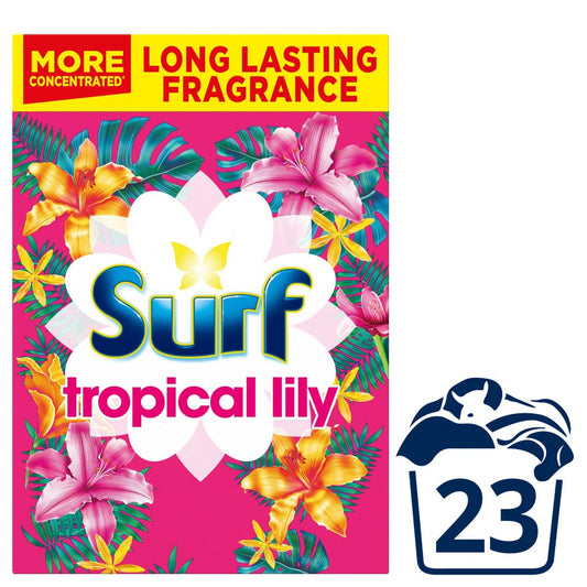 Surf Biological Washing Powder Tropical Lily and Ylang-Ylang 23 Wash 1.15kg