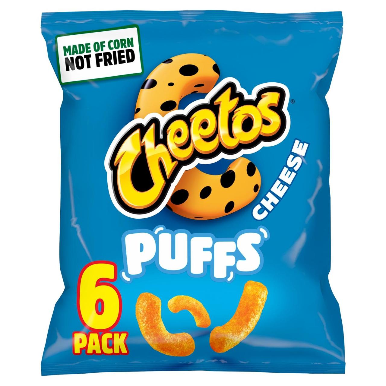 Cheetos Puffs Cheese Multipack Snacks 6 x 13g