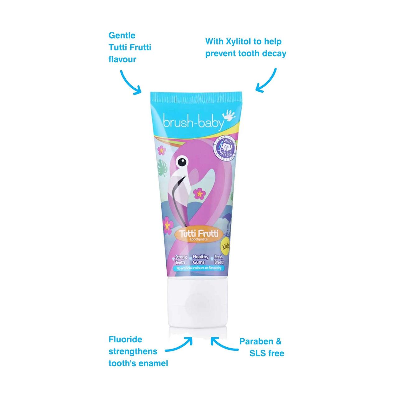 Brush-Baby Tutti Frutti Toothpaste, 3-6 Yrs 50ml