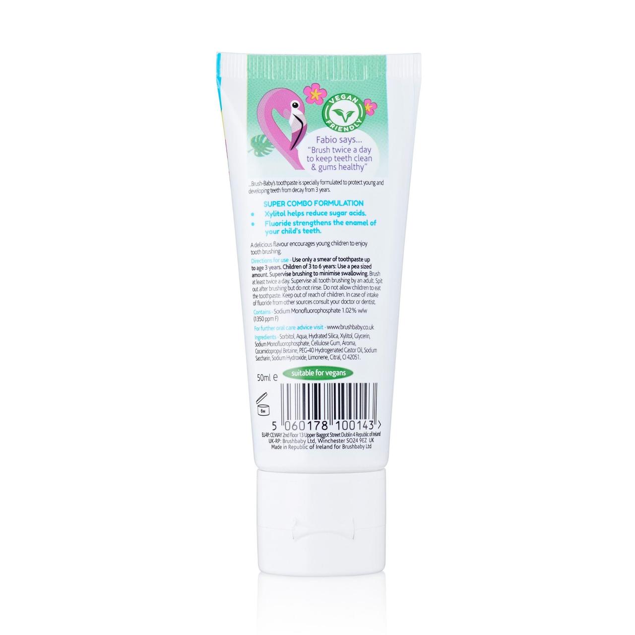 Brush-Baby Tutti Frutti Toothpaste, 3-6 Yrs 50ml