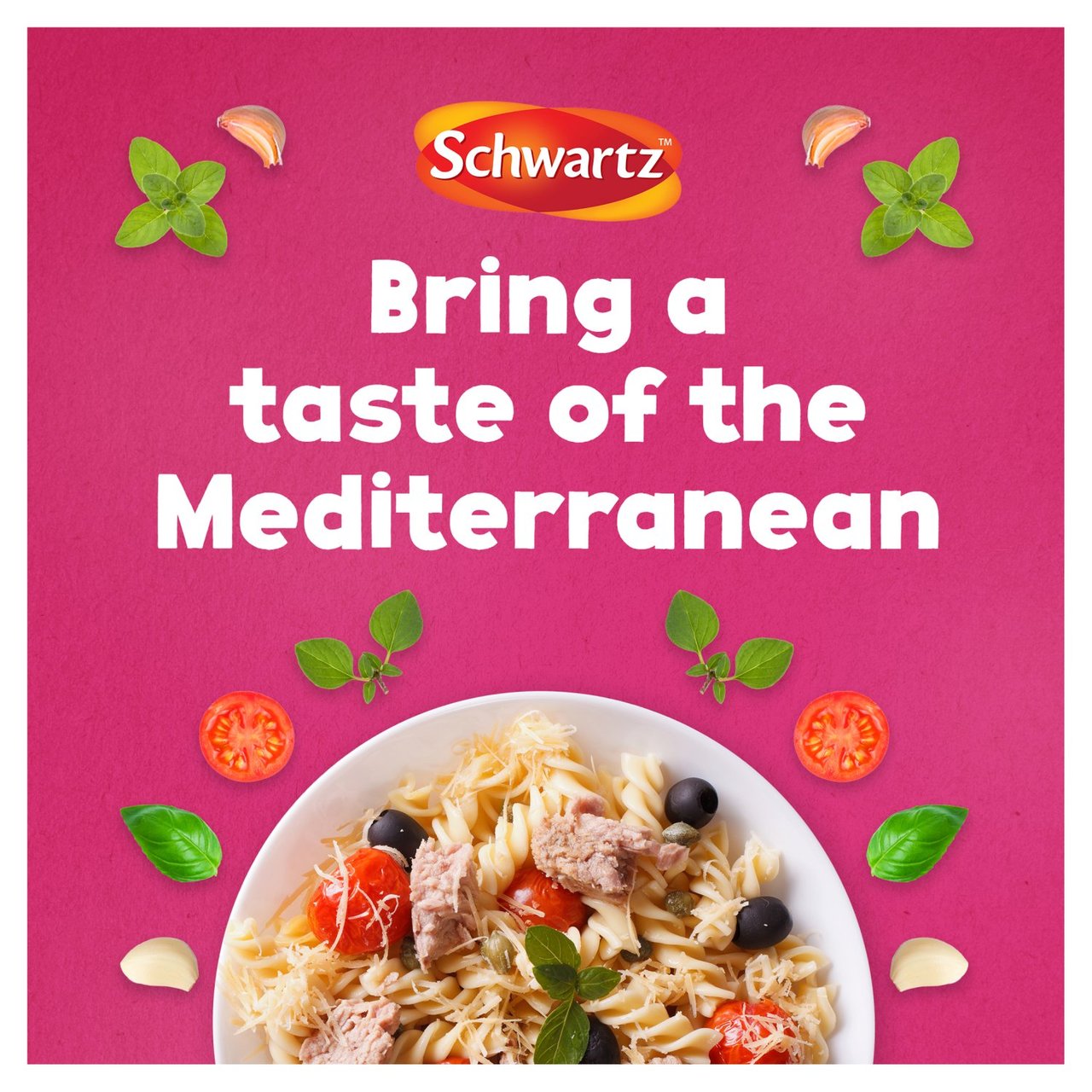 Schwartz Perfect Shake Garlic Italian Seasoning Jar 43g