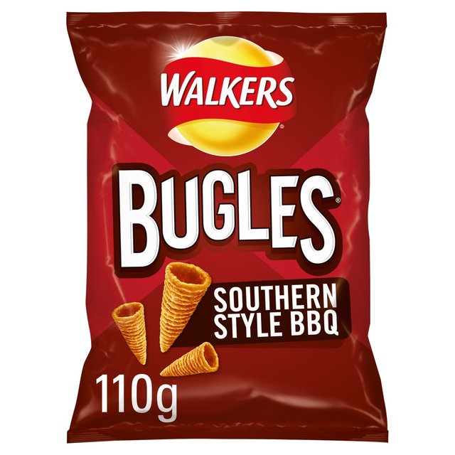 Walkers Bugles Southern Style BBQ Snacks 110g