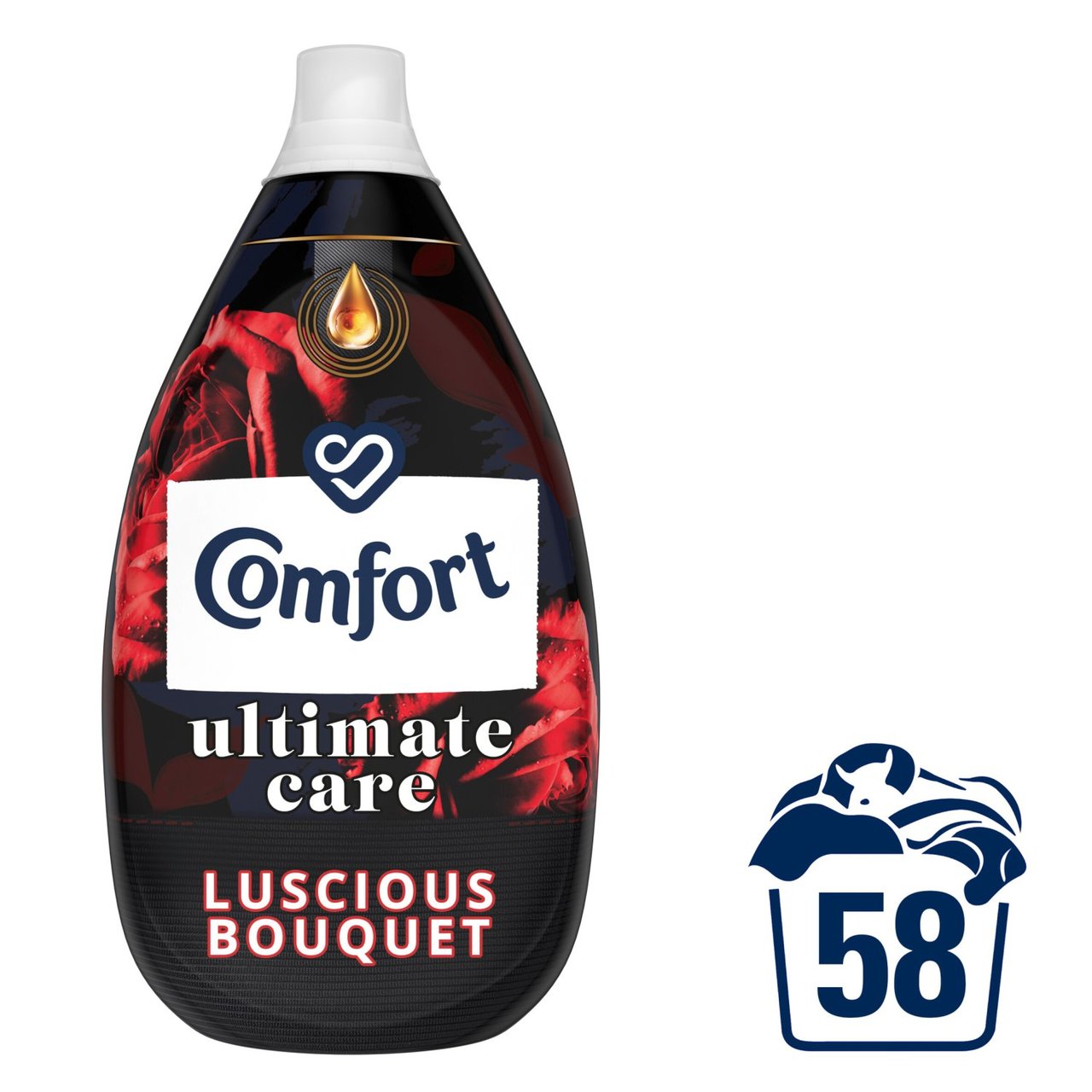 Comfort Ultra-Concentrated Fabric Conditioner Luscious Bouquet58 Wash 870ml