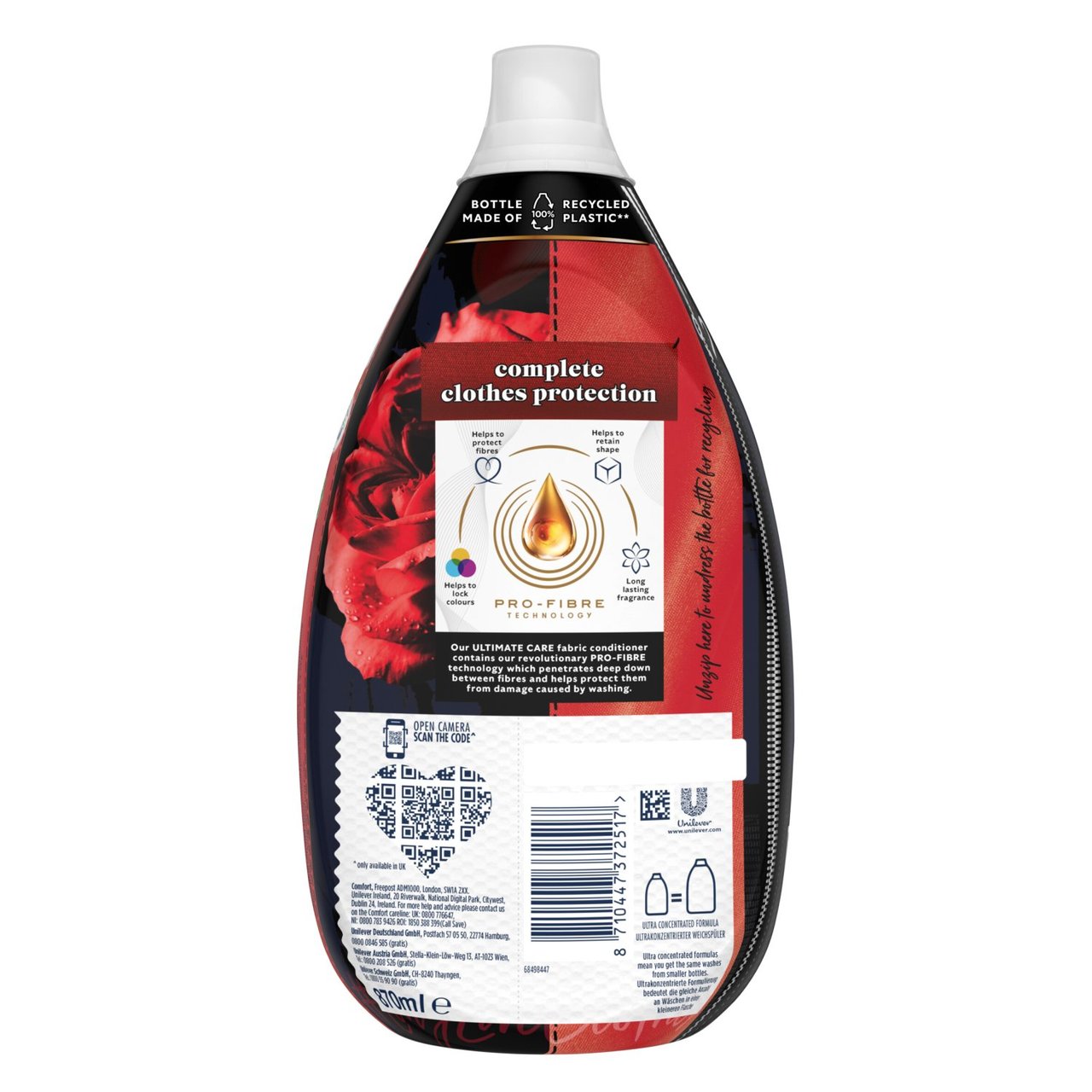 Comfort Ultra-Concentrated Fabric Conditioner Luscious Bouquet58 Wash 870ml