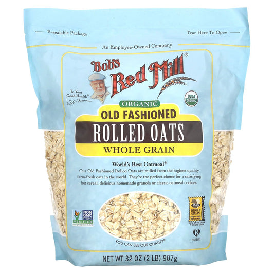 Bob's Red Mill, Old Fashioned Rolled Oats, Organic, 32 oz