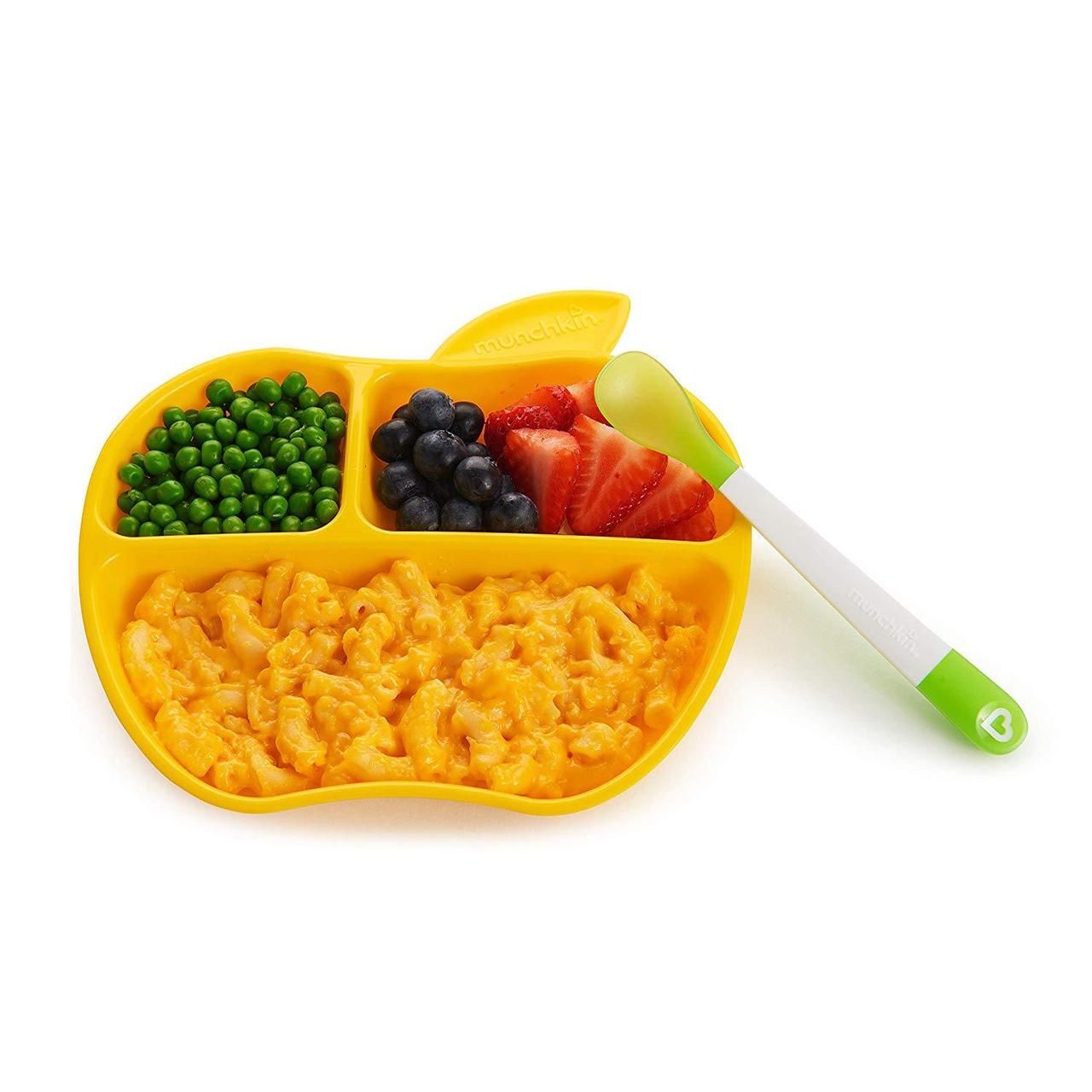 Munchkin Lil' Apple Plates 3pk 3 per pack