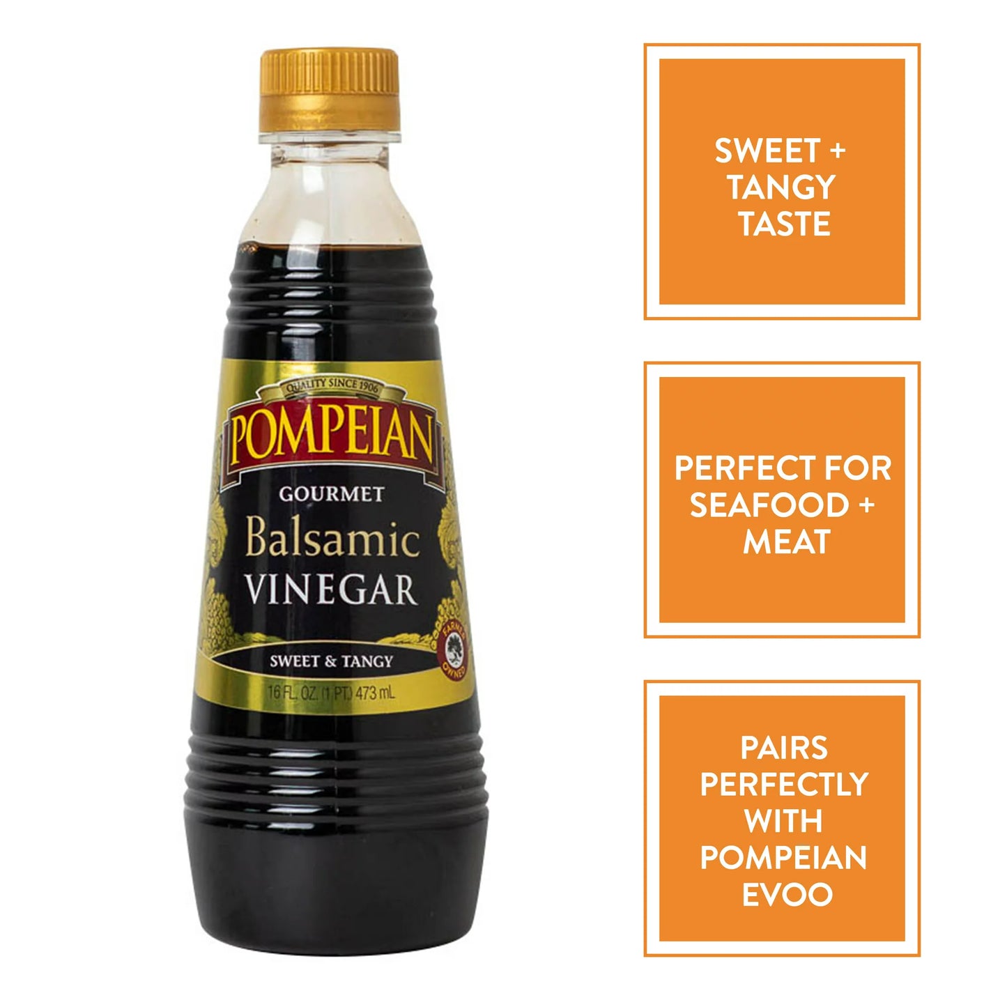 Pompeian Balsamic Vinegar - 16 fl oz