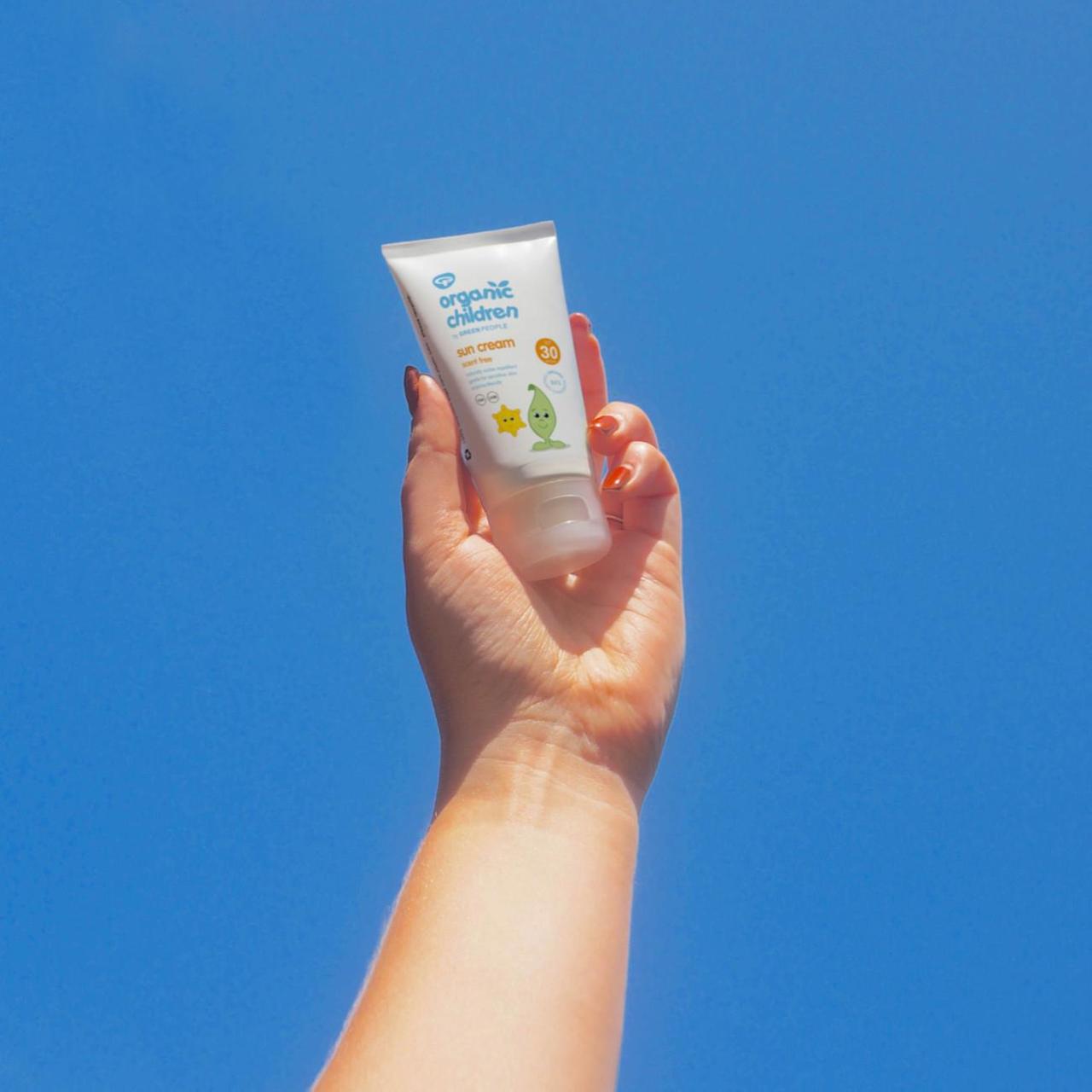 Organic Children SPF 30 Sun Cream Scent Free Travel Size 50ml