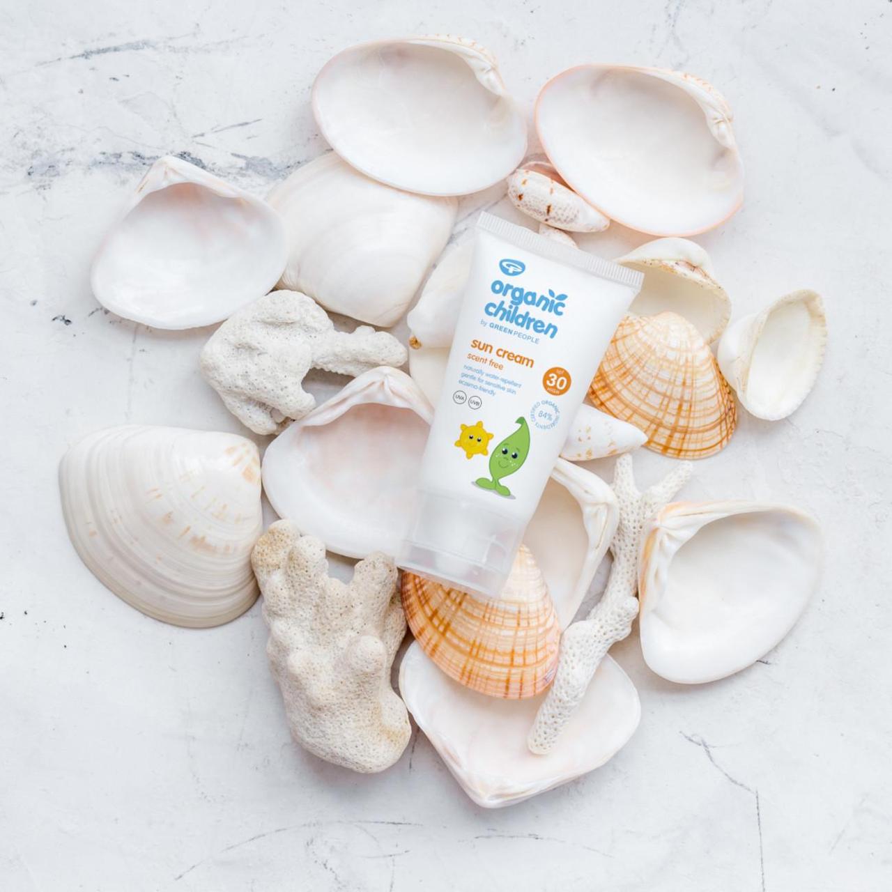 Organic Children SPF 30 Sun Cream Scent Free Travel Size 50ml