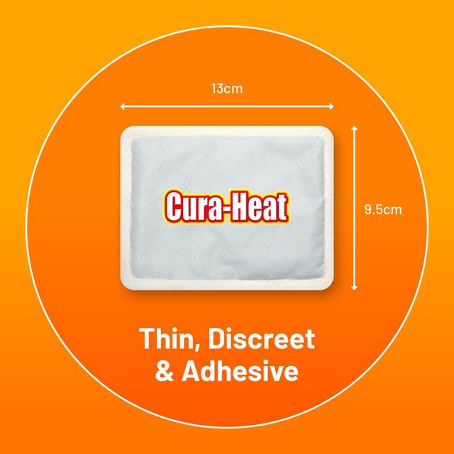 Cura-Heat Heat Patch Pain Relief Back & Shoulder 7 per pack