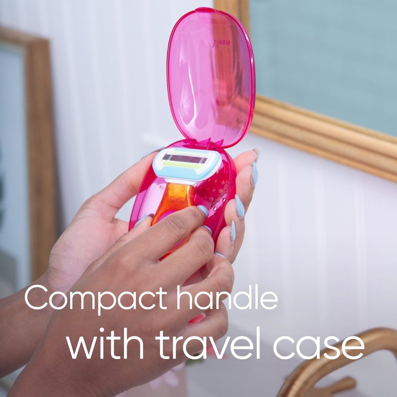 Gillette Venus Snap Extra Smooth Razor On-The-Go Pink