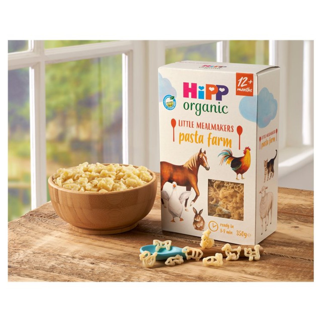 HiPP Organic Pasta Farm Shapes, 12 mths+ 350g