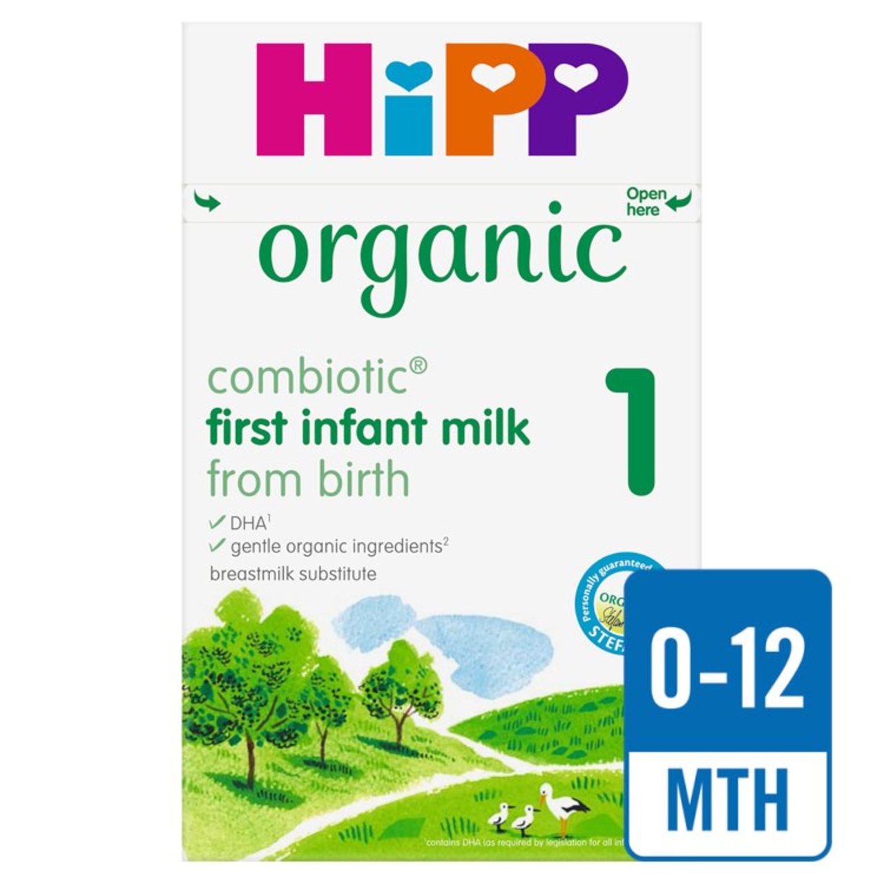 HiPP Organic 1 First Infant Milk Powder, From Birth 800g