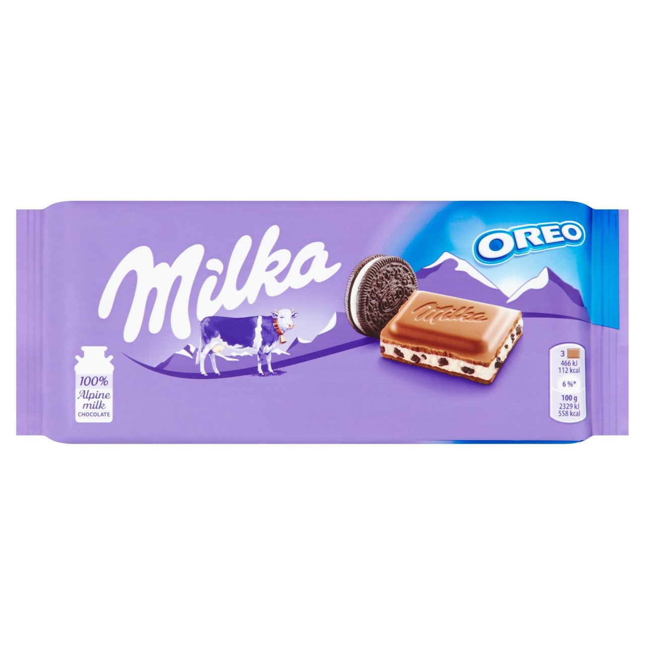 Milka Oreo Chocolate Bar 100g