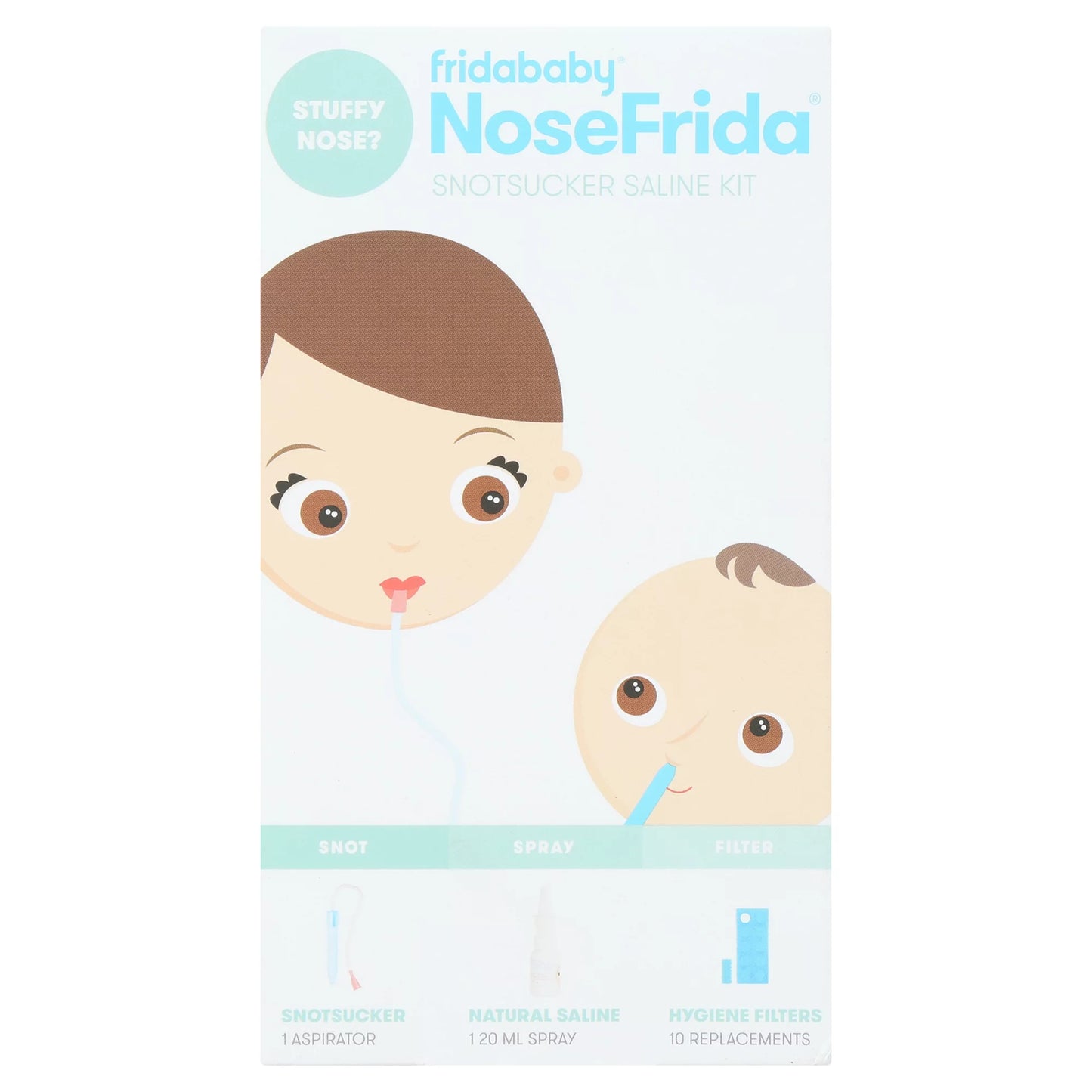 FridaBaby NoseFrida the Snotsucker Saline Kit