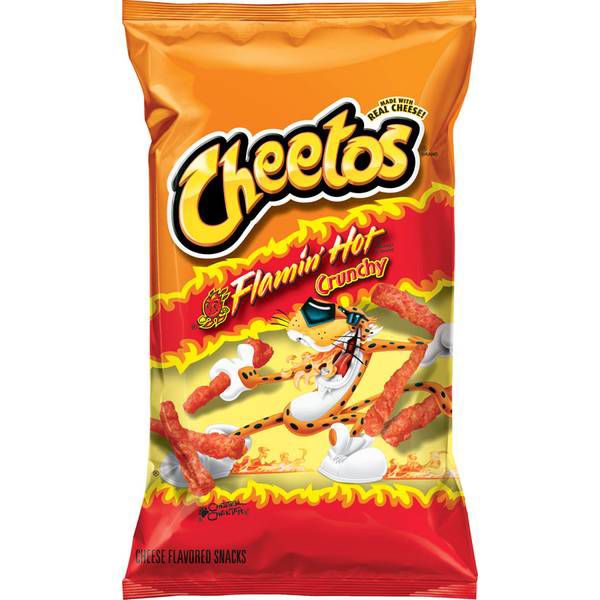 Cheetos flaming hot crunchy 226g