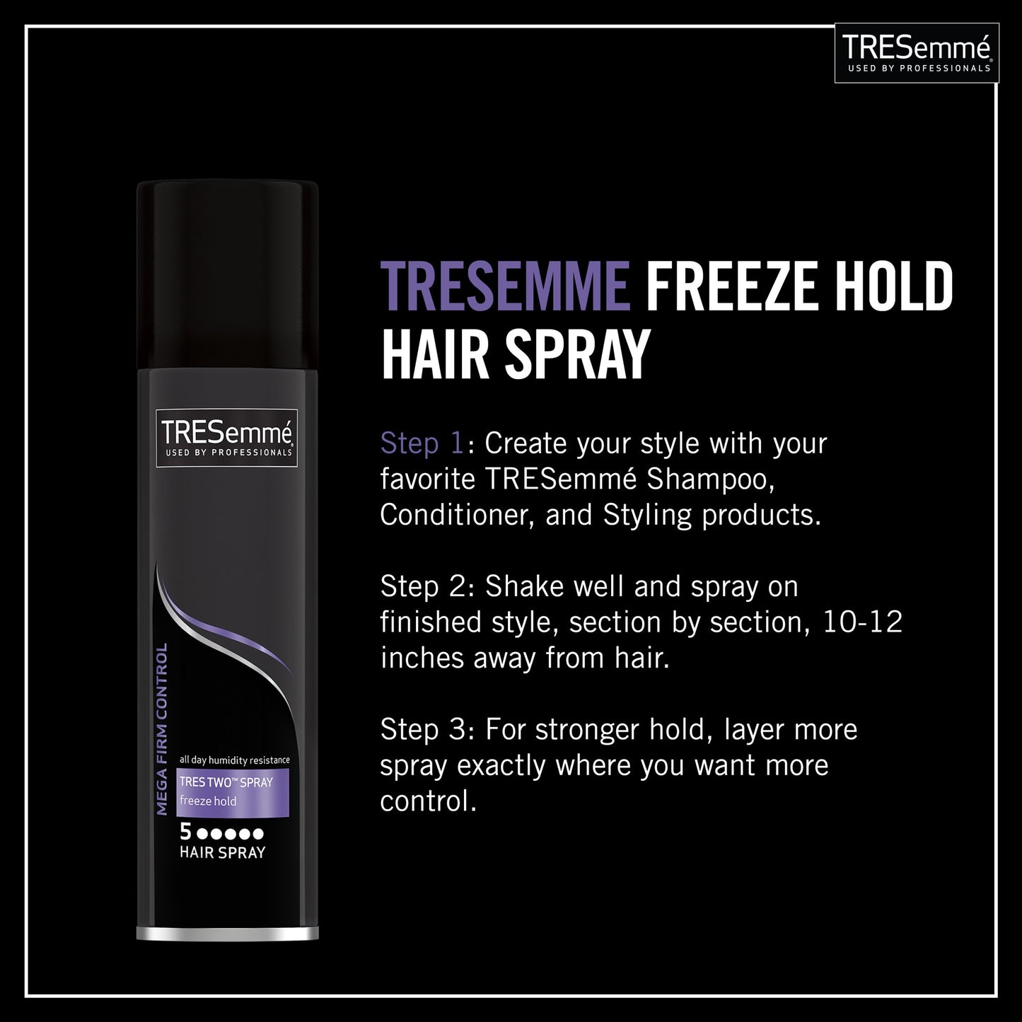 TRESemme Freeze Hold Hair Spray, 11 oz
