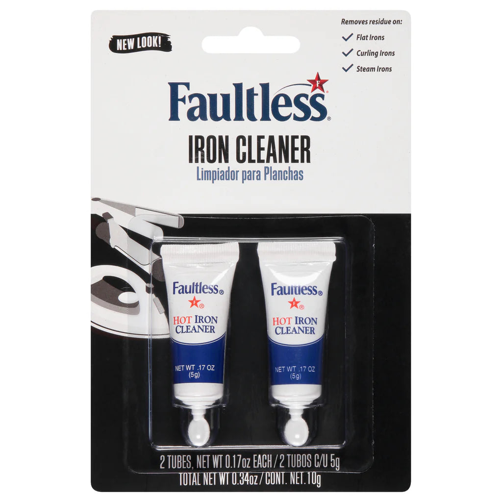 Faultless Iron Cleaner .17oz Tube Twin Pack