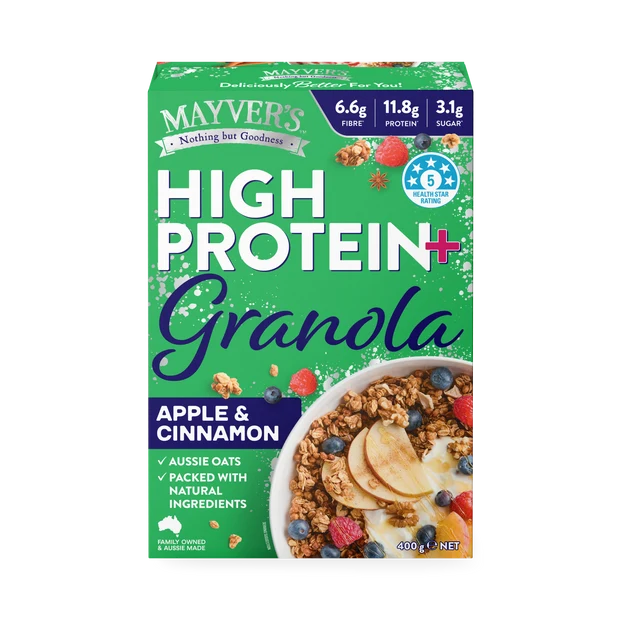Mayver's High Protein Apple & cinnamon 400g