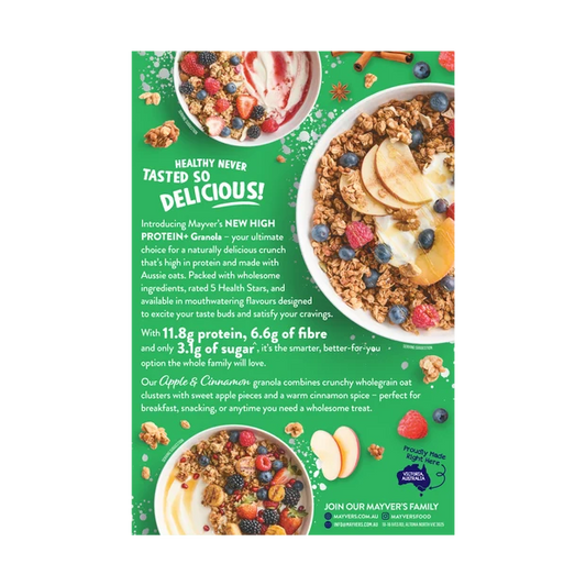 Mayver's High Protein Apple & cinnamon 400g