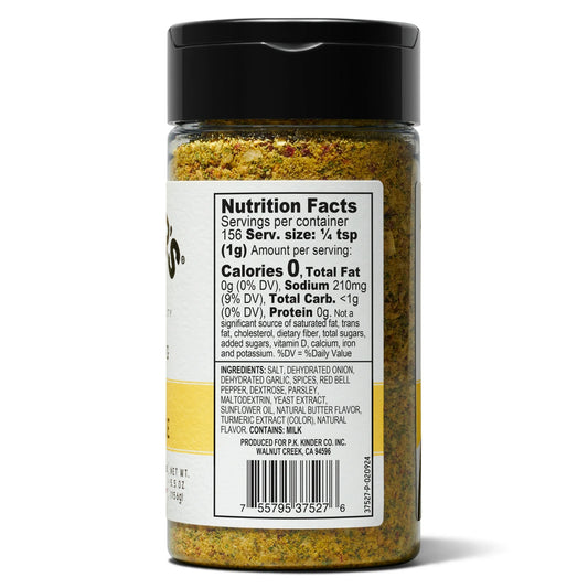 Kinder's Buttery Steakhouse Rub Seasoning, 5.5 oz.