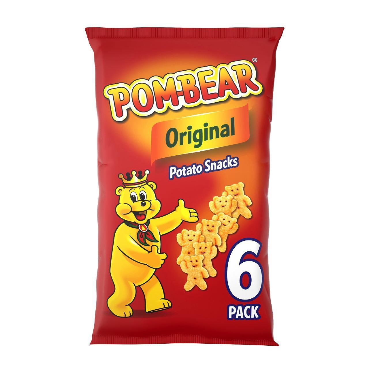 Pom-Bear Original Multipack Crisps 6 per pack