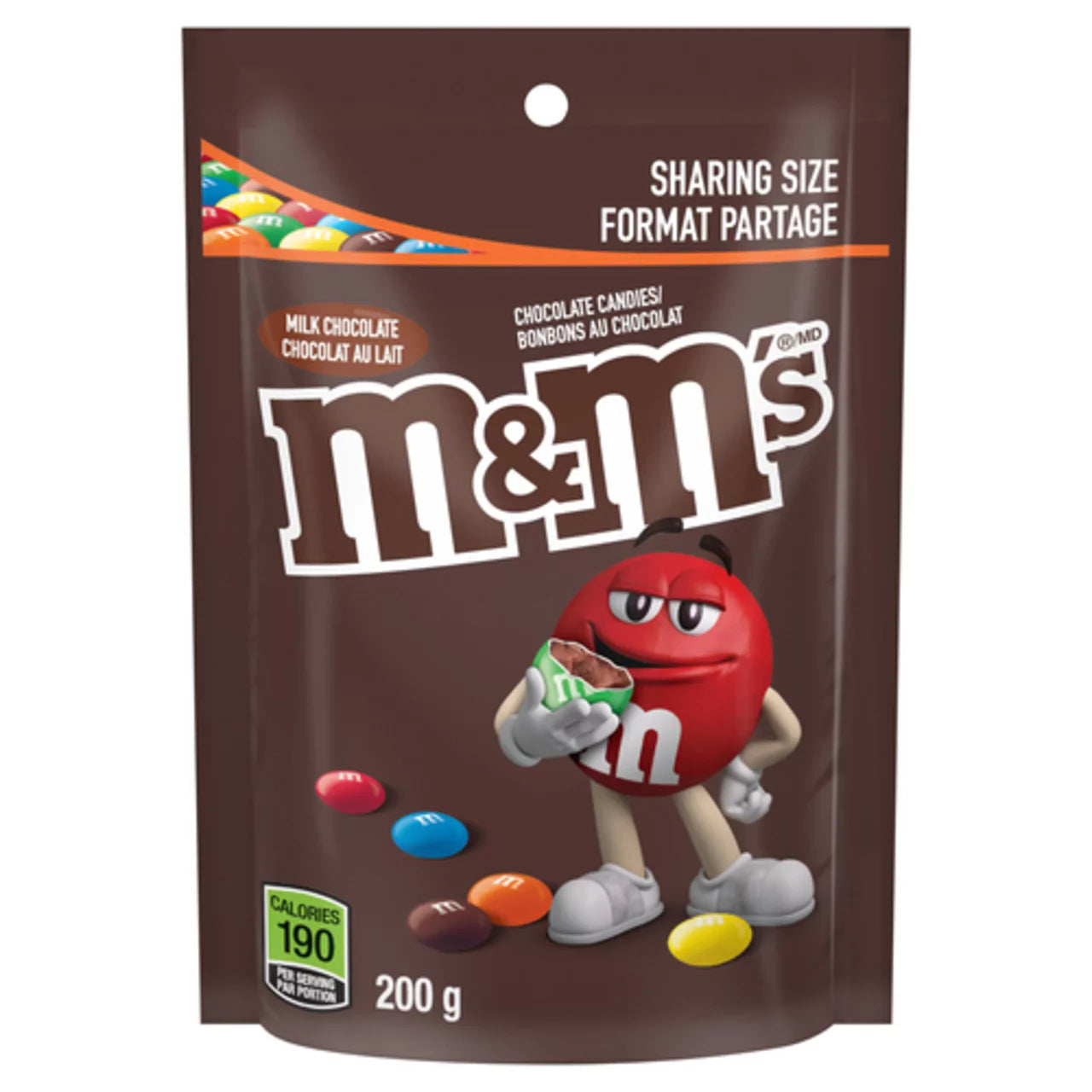 M&M'S Milk Chocolate Candies Sharing Bag 200g