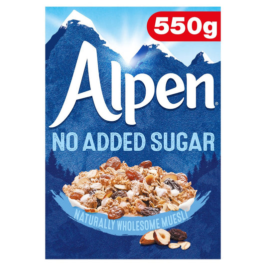 Alpen Muesli No Added Sugar 550g