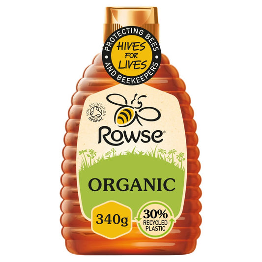 Rowse Organic Squeezable Honey 340g