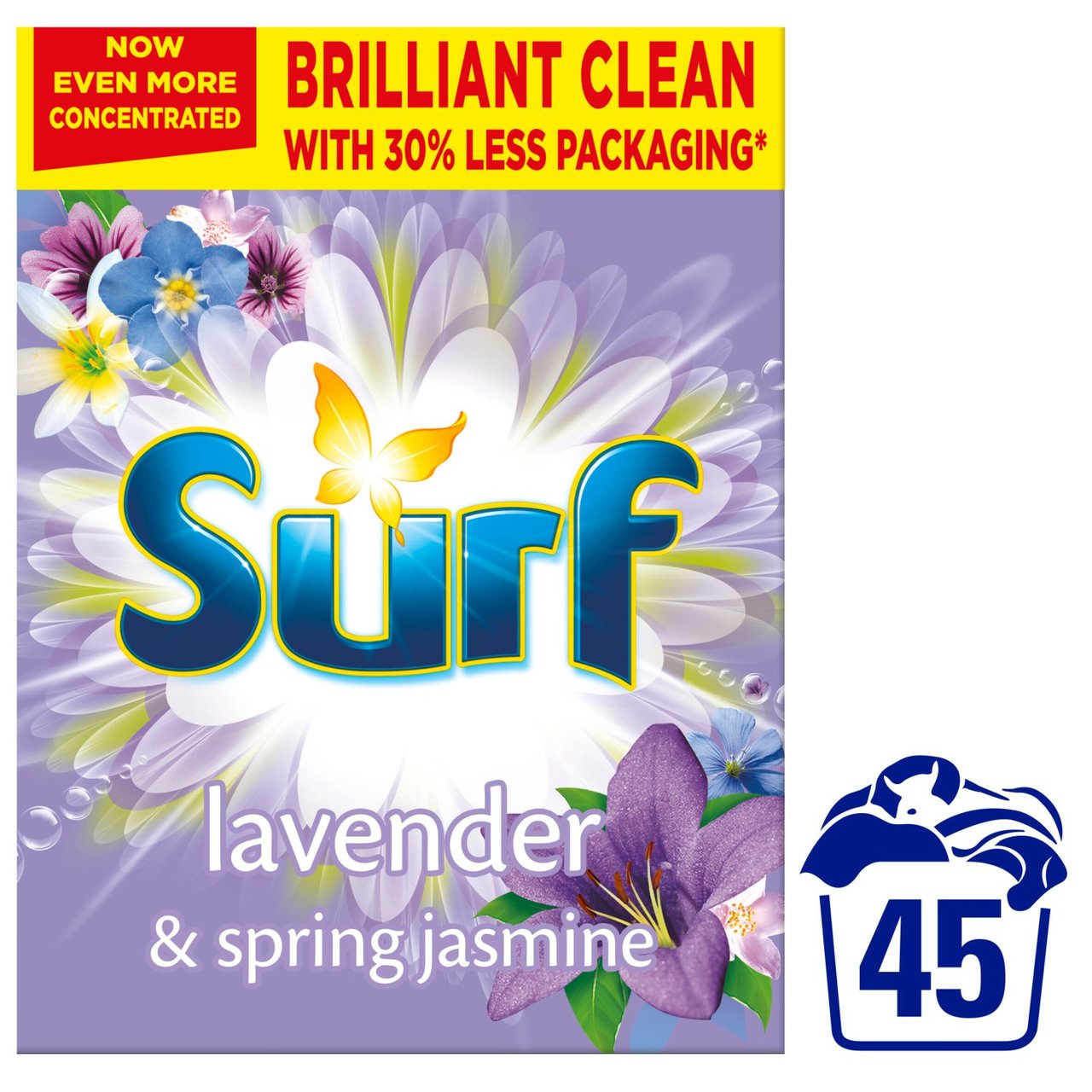 Surf Laundry Powder Lavender 45 Wash 2.25kg