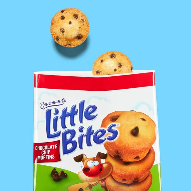 Entenmann's Little Bites Chocolate Chip Mini Muffins, 10 Pouches, 16.5 oz Box
