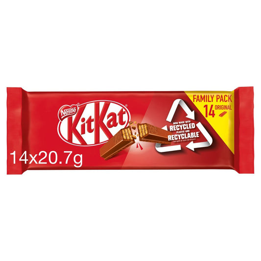 KitKat 2 Finger Milk Chocolate Biscuit Bar 14 x 20.7g