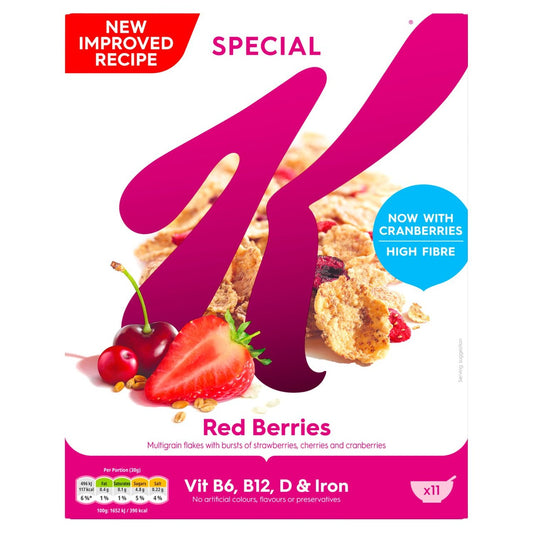 Kellogg's Special K Red Berries Breakfast Cereal 330g