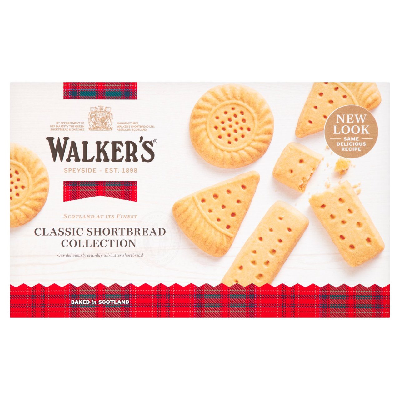 Walkers Pure Butter Assorted Shortbread 250g