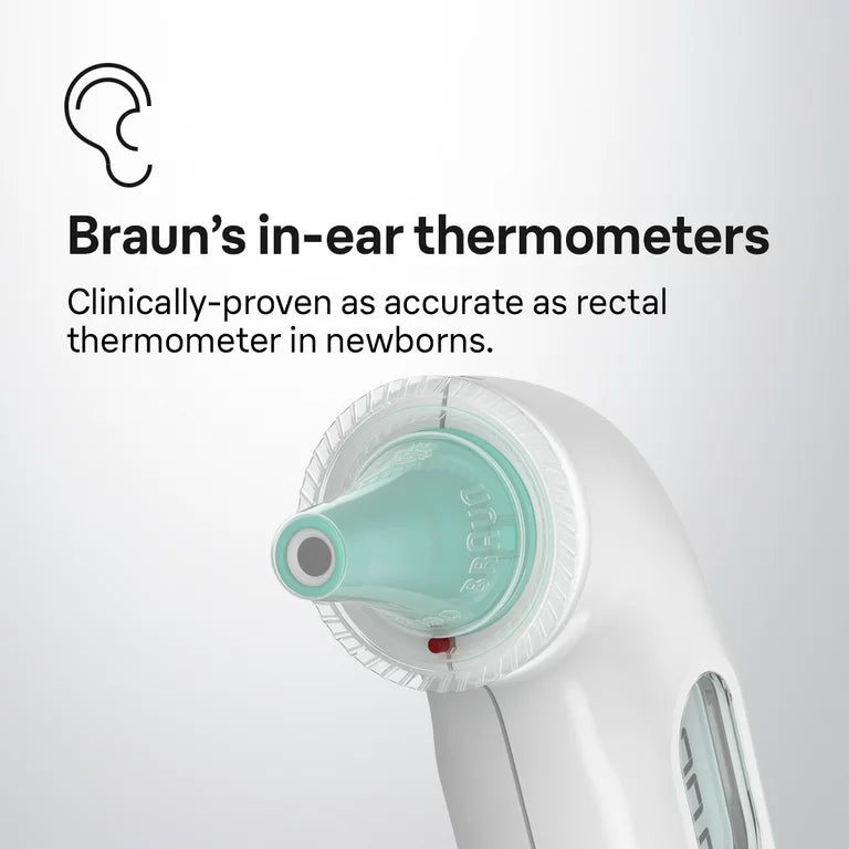 Braun ThermoScan 3 Ear Thermometer,White