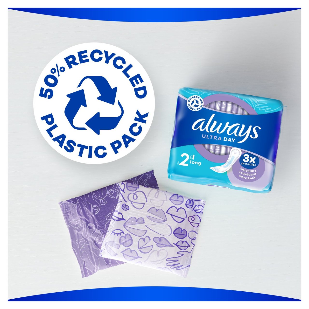 Always Sanitary Towels Ultra Long (Size 2) 13 per pack