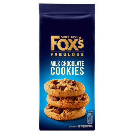 Fox's Delicious Cookies Milk Chocolate Chunks 175g