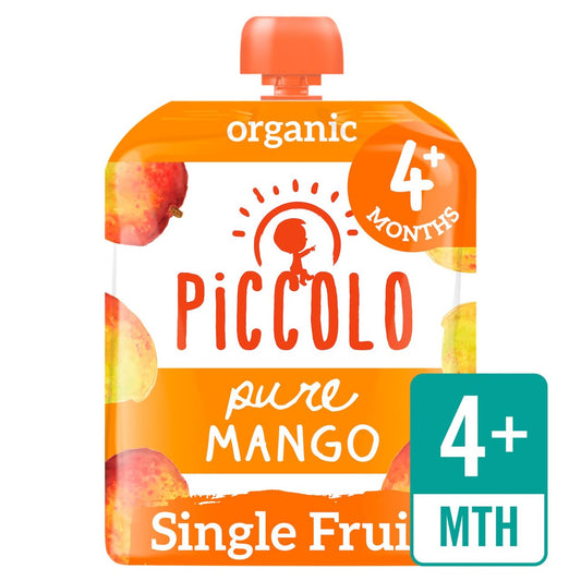 Piccolo Pure Mango Organic Pouch, 4 mths+ 70g