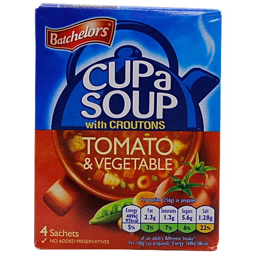 Batchelors Cup A Soup - Tomato & Vegetable, Imported, 88g