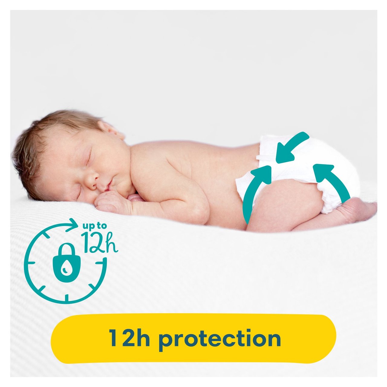 Pampers New Baby Nappies, Size 3 (6-10kg) Jumbo+ Pack 70 per pack