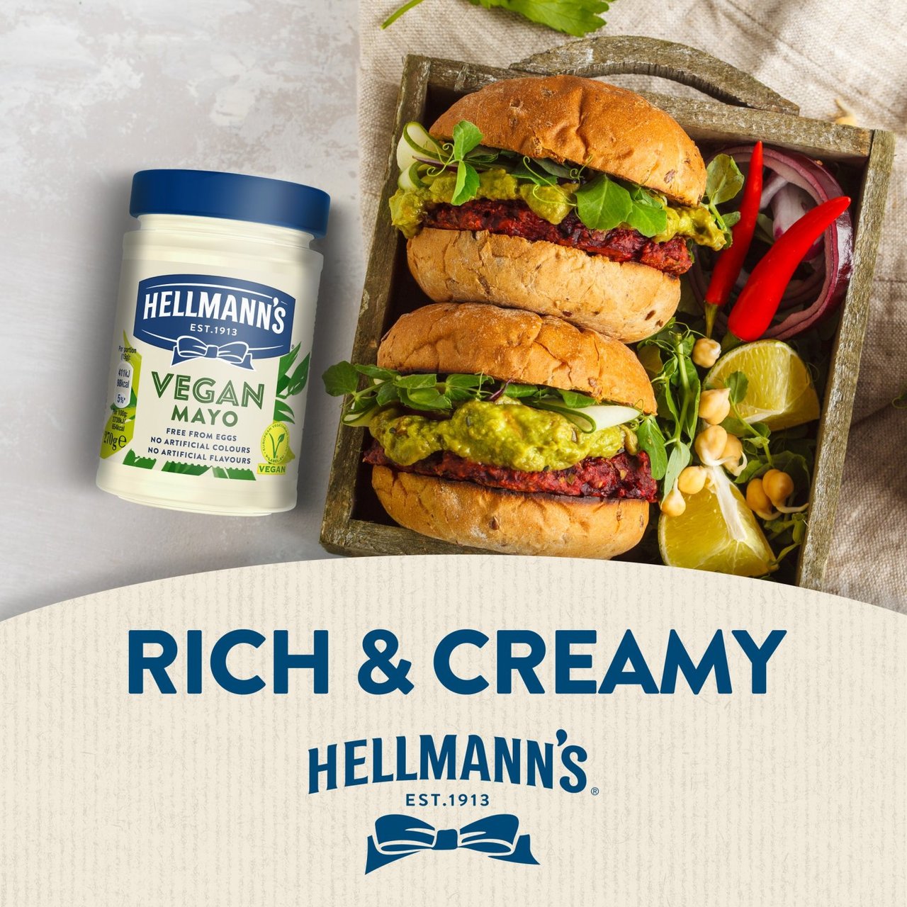 Hellmann's Vegan Mayonnaise 270g