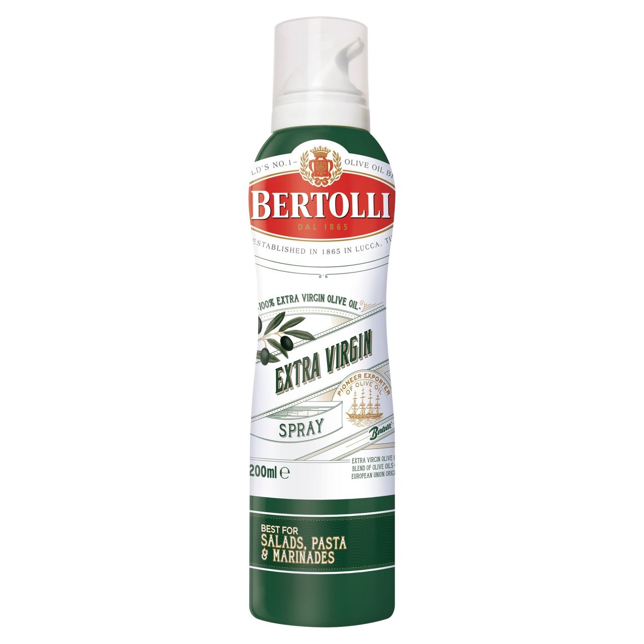 Bertolli Organic Extra Virgin Olive Oil Spray 200ml