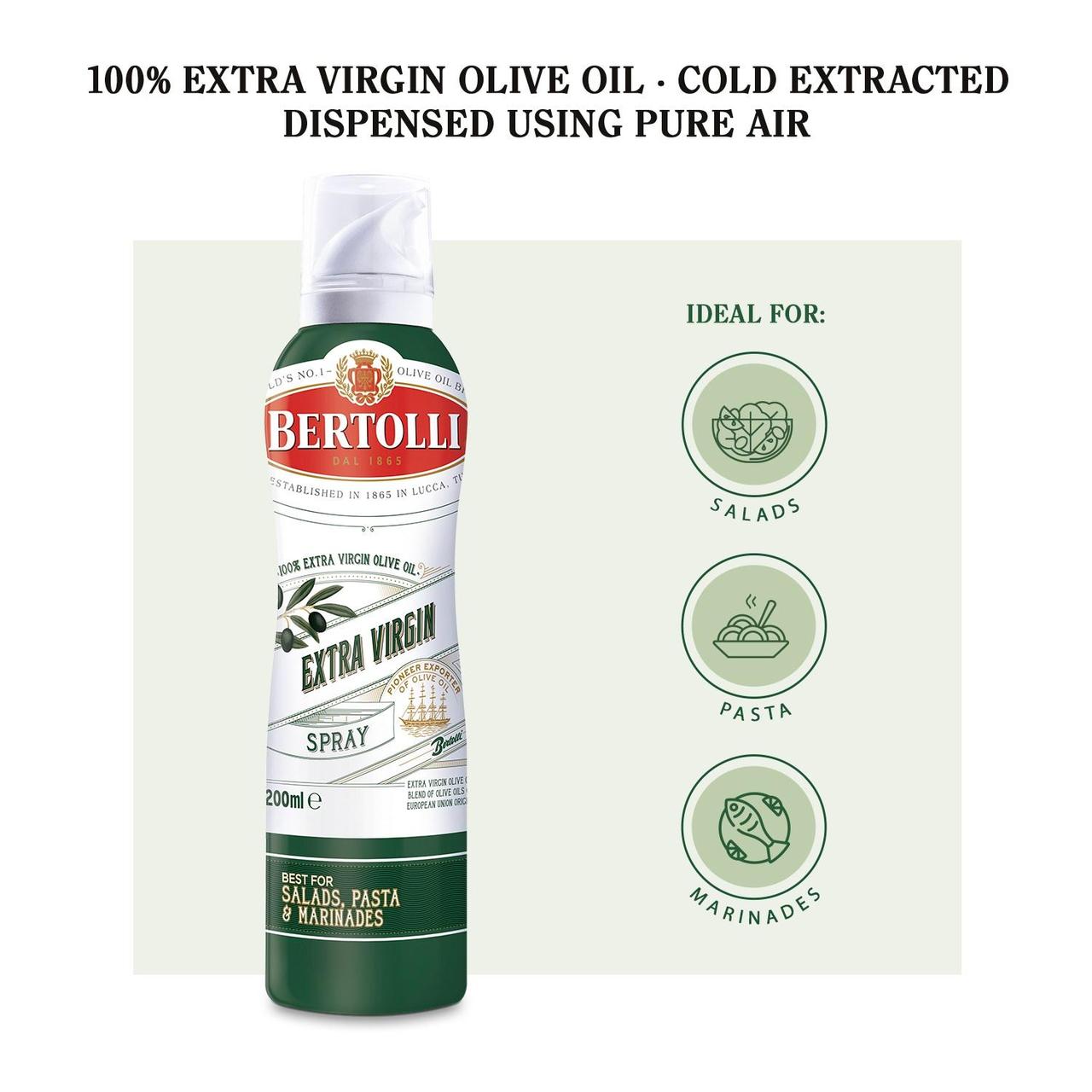 Bertolli Organic Extra Virgin Olive Oil Spray 200ml