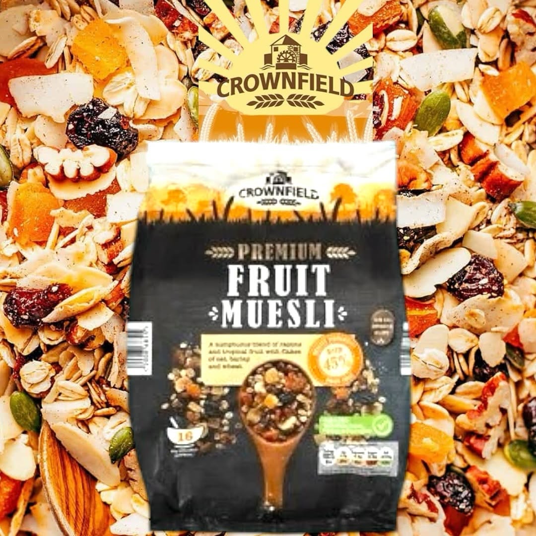 CROWNFIELD PREMIUM FRUIT MUESLI